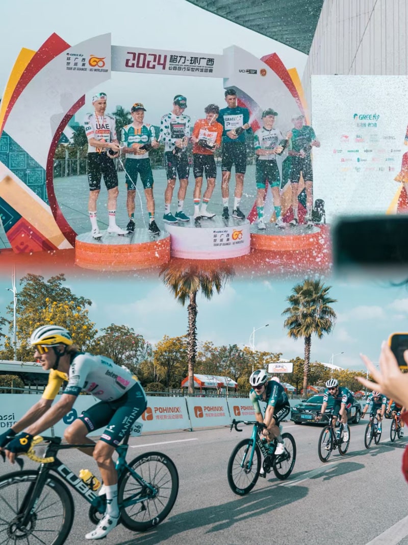 Co-marka okularów przeciwsłonecznych z okularami przeciwsłonecznymi z 2024 UCI/Tour of Guangxi